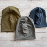 Slouchy Beanies with Optional Pom